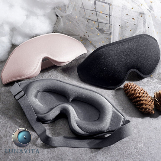 LunaVita DreamShield – 3D Memory Foam Sleep Mask