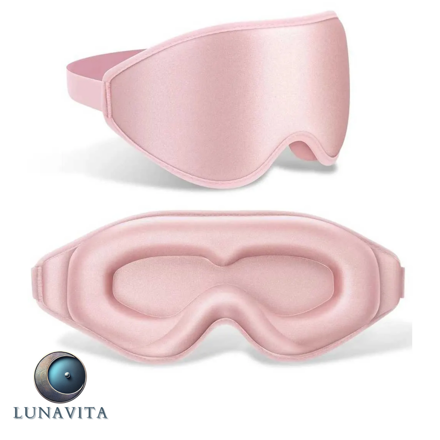 LunaVita DreamShield – 3D Memory Foam Sleep Mask