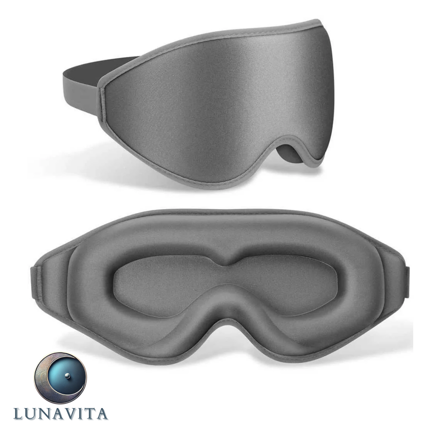 LunaVita DreamShield – 3D Memory Foam Sleep Mask