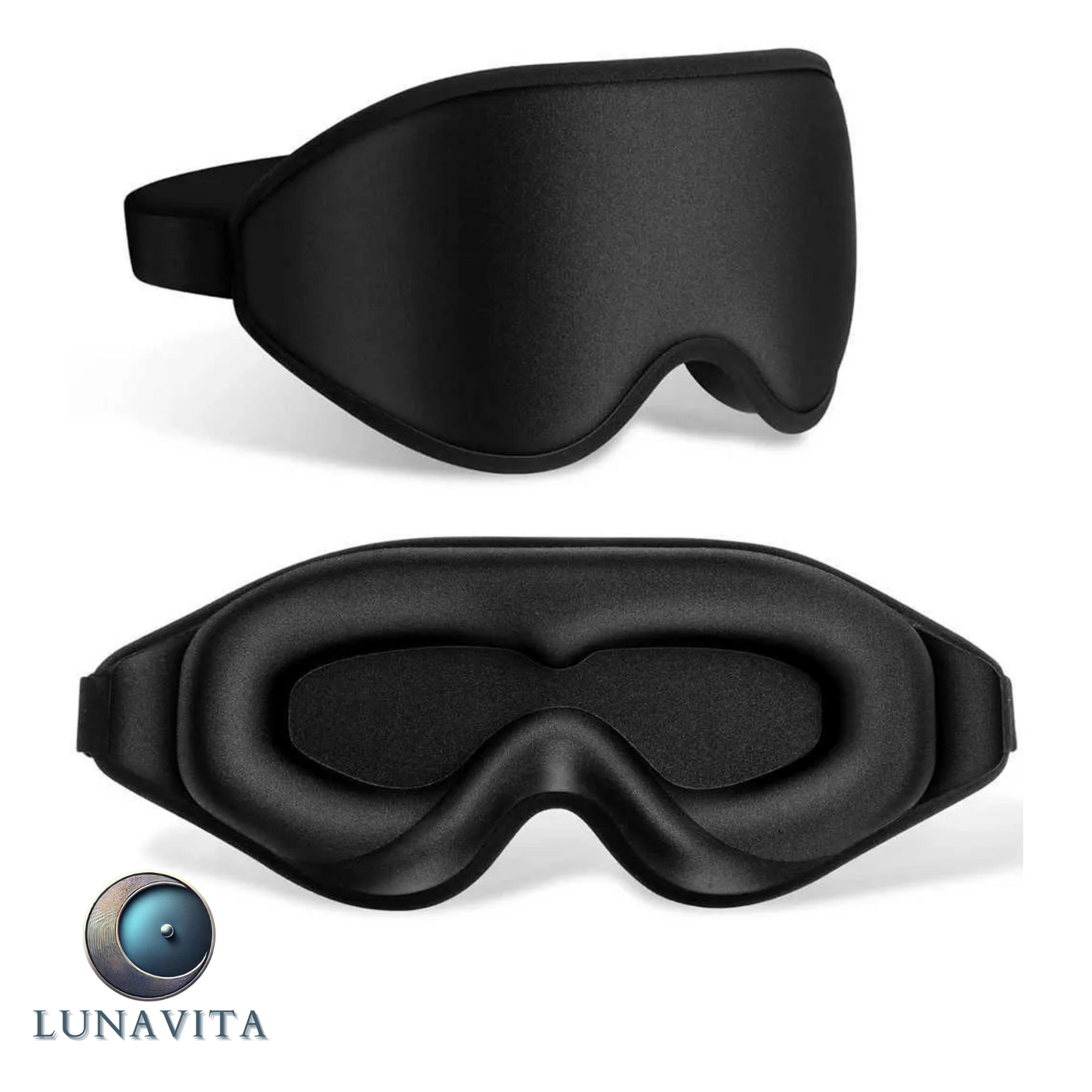 LunaVita DreamShield – 3D Memory Foam Sleep Mask