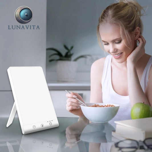 LunaVita BrightLift – 12,000 Lux Daylight Therapy Lamp